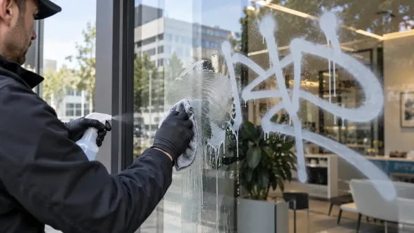 How to Remove Graffiti From Glass and Prevent It Happening Again
